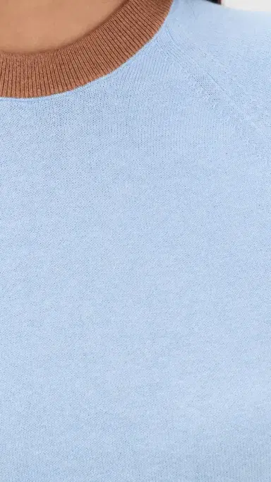 LE BOP Ringer Tee Pale Blue | Thumbnail 6