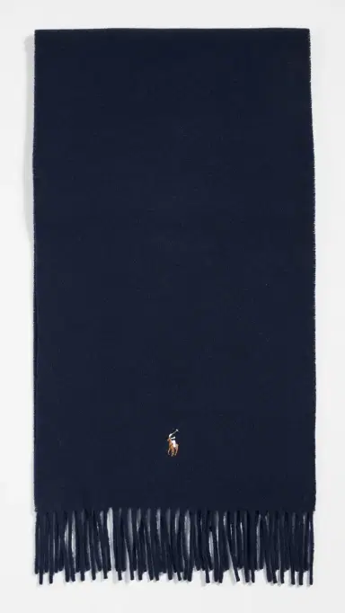 Polo Ralph Lauren Signature Italian Virgin Wool Scarf | Thumbnail 2 Polo Ralph Lauren Signature Italian Virgin Wool Scarf | Thumbnail 2