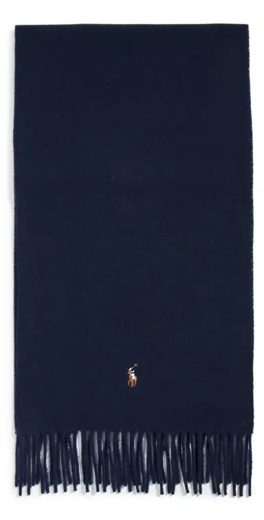 Polo Ralph Lauren Signature Italian Virgin Wool Scarf | Thumbnail 1 Polo Ralph Lauren Signature Italian Virgin Wool Scarf | Thumbnail 1