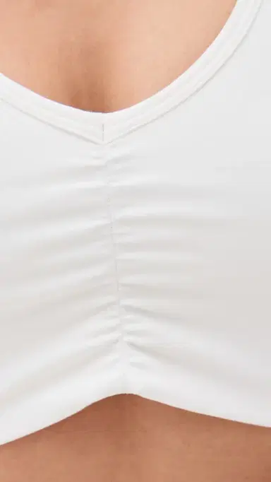 Splits59 Airweight Bra with Ruching White | Thumbnail 6 Splits59 Airweight Bra with Ruching White | Thumbnail 6