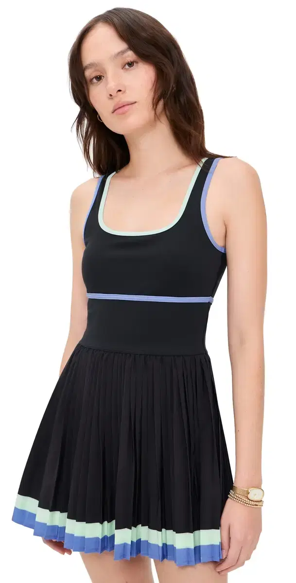 Antonia Dress Sapphire Sea Colorblock