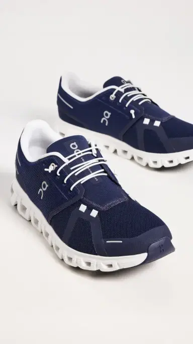 ON Cloud 6 Sneakers Midnight/White 9 | Thumbnail 4