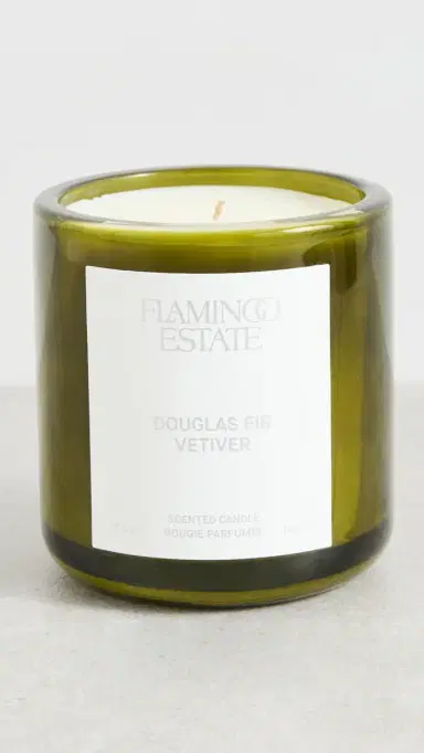 Flamingo Estate Douglas Fir & Ancient Vetiver Candle Green One Size | Thumbnail 2 Flamingo Estate Douglas Fir & Ancient Vetiver Candle Green One Size | Thumbnail 2