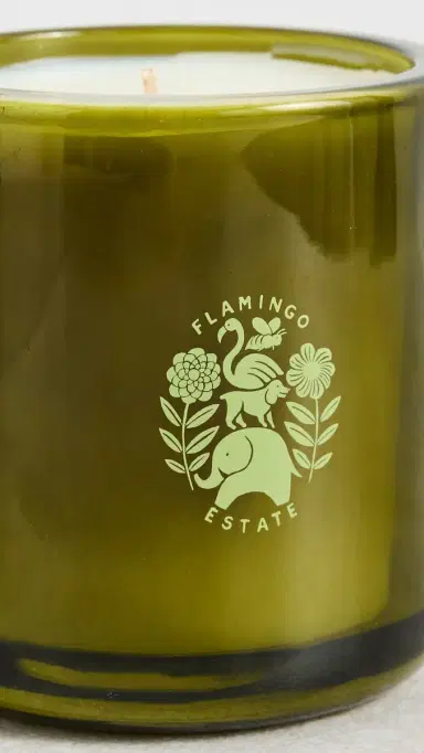 Flamingo Estate Douglas Fir & Ancient Vetiver Candle Green One Size | Thumbnail 4 Flamingo Estate Douglas Fir & Ancient Vetiver Candle Green One Size | Thumbnail 4