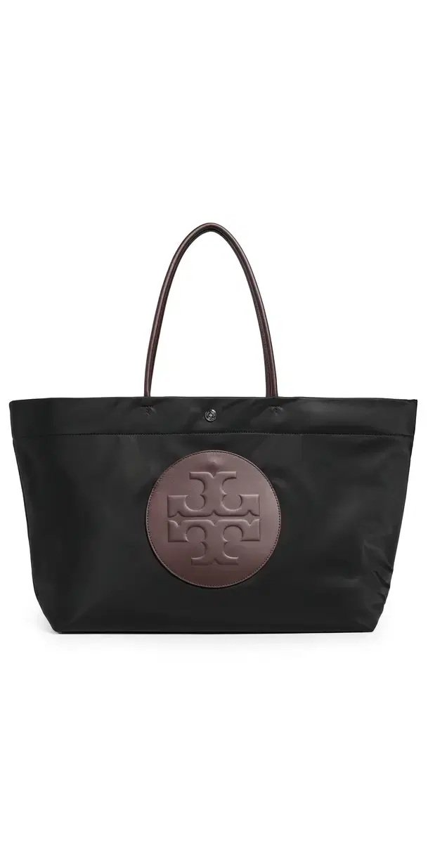 Tory Burch Ella Twist Reversible Tote Black One Size