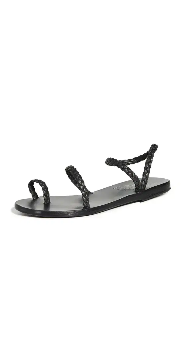 Ancient Greek Sandals Eleftheria Sandals Black