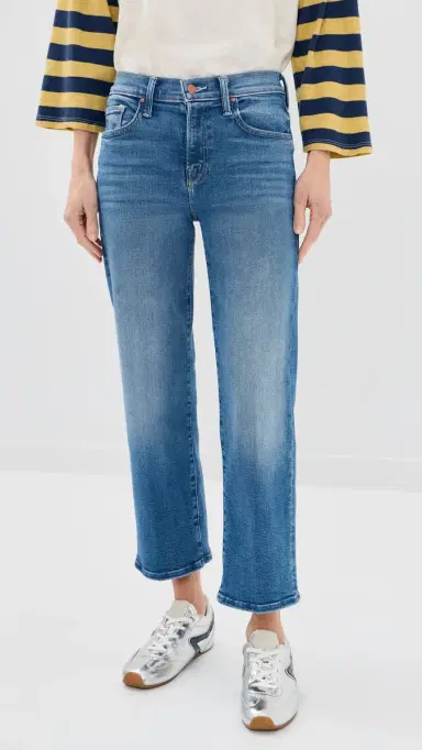 Mother Petite The Lil Mid Rise Rambler Zip Ankle Jeans | Thumbnail 2 Mother Petite The Lil Mid Rise Rambler Zip Ankle Jeans | Thumbnail 2