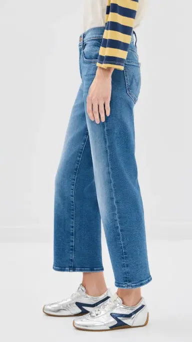 Mother Petite The Lil Mid Rise Rambler Zip Ankle Jeans | Thumbnail 4 Mother Petite The Lil Mid Rise Rambler Zip Ankle Jeans | Thumbnail 4