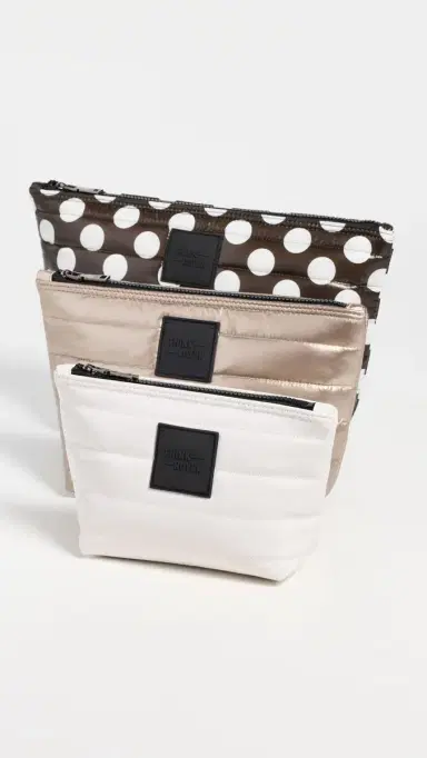 Think Royln Travel Bag Trio Chocolate Polka Dot | Thumbnail 2 Think Royln Travel Bag Trio Chocolate Polka Dot | Thumbnail 2