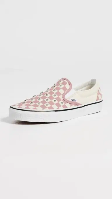 Vans Classic Slip On Shoes Rhinestone Misty Mauve | Thumbnail 2