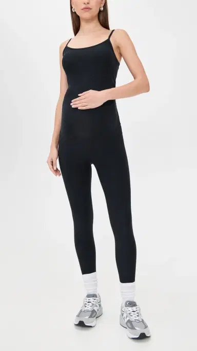 Beyond Yoga Spacedye Uplevel Maternity Jumpsuit Darkest Night XL | Thumbnail 2