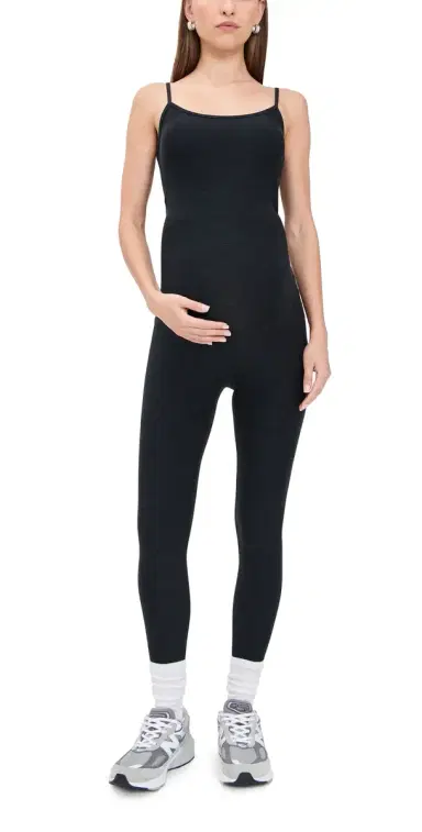 Beyond Yoga Spacedye Uplevel Maternity Jumpsuit Darkest Night XL | Thumbnail 1