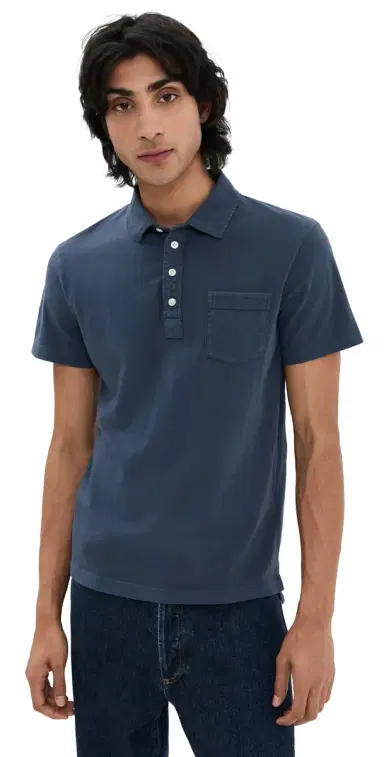 Billy Reid Pensacola Polo Navy L | Thumbnail 1 Billy Reid Pensacola Polo Navy L | Thumbnail 1