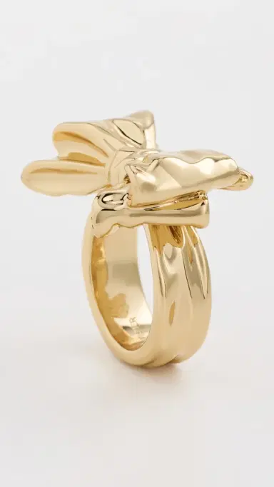Jennifer Fisher Small Bow Ring Gold | Thumbnail 5