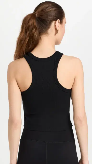 Splits59 Kiki Rib Crop Top Black S | Thumbnail 3
