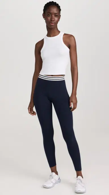 Splits59 Kiki Rib Crop Top White S | Thumbnail 5