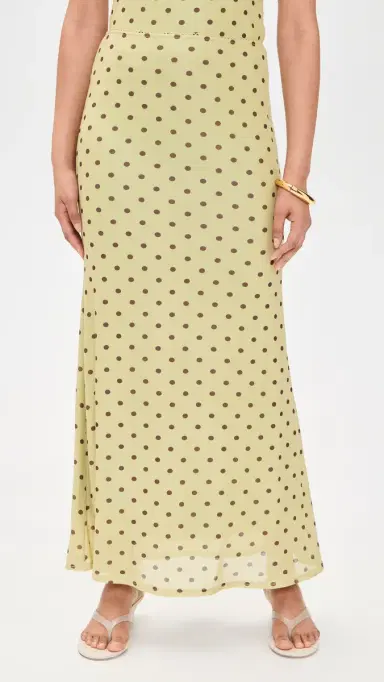 Another Girl Polka Dot Mesh Maxi Skirt | Thumbnail 2 Another Girl Polka Dot Mesh Maxi Skirt | Thumbnail 2