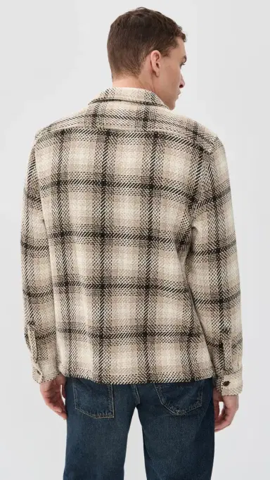 Madewell Chunky Twill Shirt Jacket Heavy Twill Plaid Grey | Thumbnail 3 Madewell Chunky Twill Shirt Jacket Heavy Twill Plaid Grey | Thumbnail 3