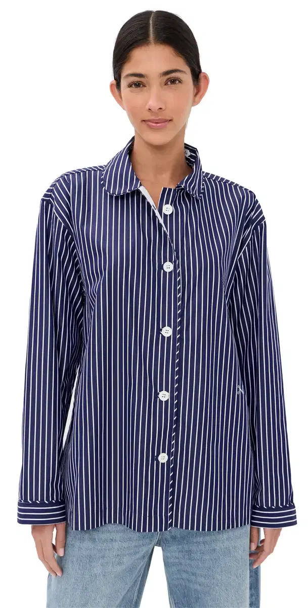Nackiye Life Is A Beach Shirt Sailor Stripe