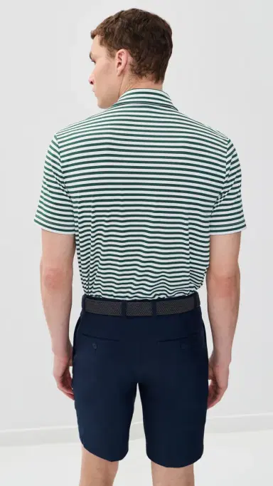 Lacoste Golf Performance Polo Vert/Blanc S | Thumbnail 3