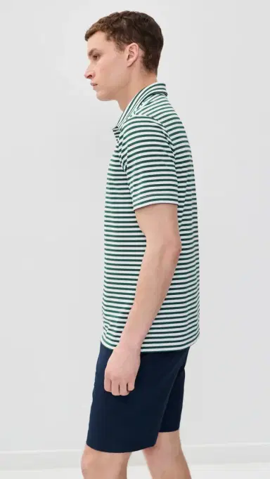 Lacoste Golf Performance Polo Vert/Blanc S | Thumbnail 4