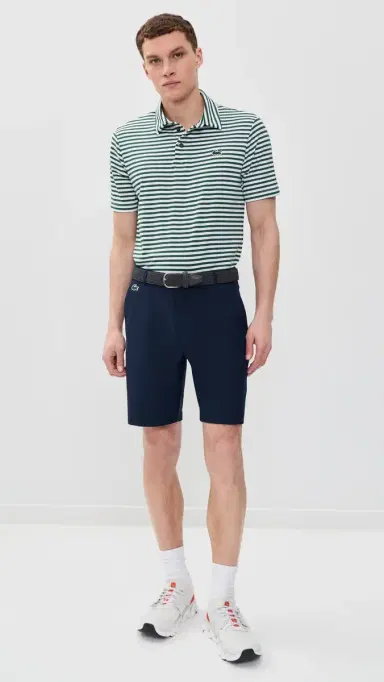 Lacoste Golf Performance Polo Vert/Blanc S | Thumbnail 5