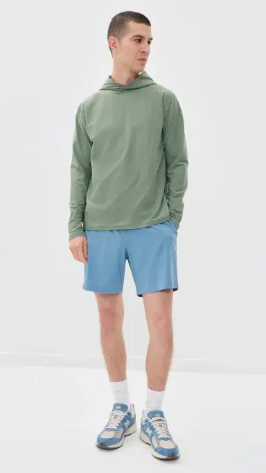 Beyond Yoga Spacedye Go-To Hoodie Grey Sage Heather | Thumbnail 5 Beyond Yoga Spacedye Go-To Hoodie Grey Sage Heather | Thumbnail 5