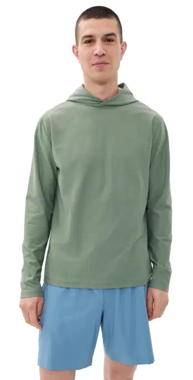 Beyond Yoga Spacedye Go-To Hoodie Grey Sage Heather | Thumbnail 1 Beyond Yoga Spacedye Go-To Hoodie Grey Sage Heather | Thumbnail 1