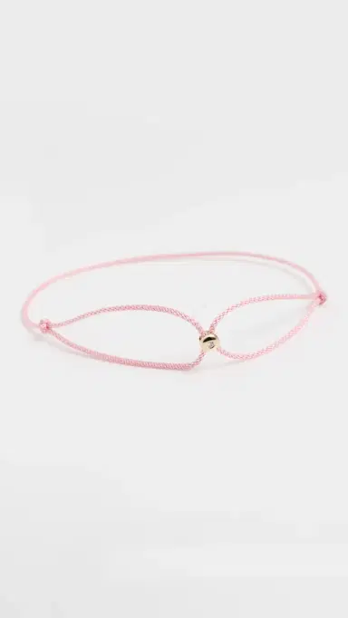 EF COLLECTION 14k Gold Diamond Dot Cord Bracelet | Thumbnail 2 EF COLLECTION 14k Gold Diamond Dot Cord Bracelet | Thumbnail 2