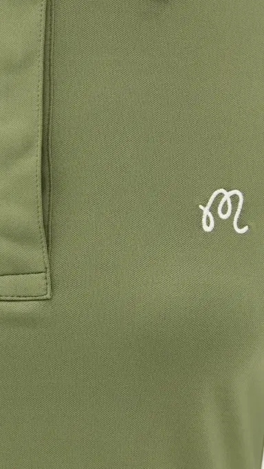 Malbon Venus Long Sleeve Polo Olivine L | Thumbnail 6