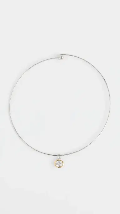 Luv AJ The Marais Pendant Silver Wire Necklace | Thumbnail 2