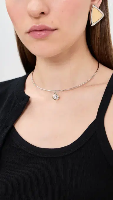 Luv AJ The Marais Pendant Silver Wire Necklace | Thumbnail 3
