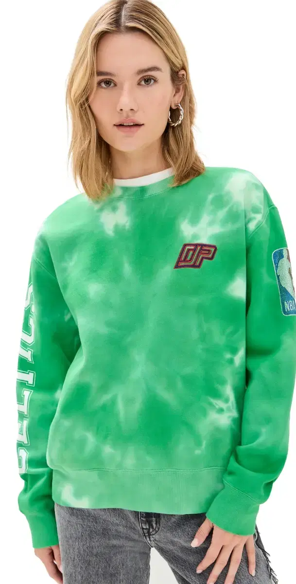Celtics Team Crew weatshirt Tie Dye