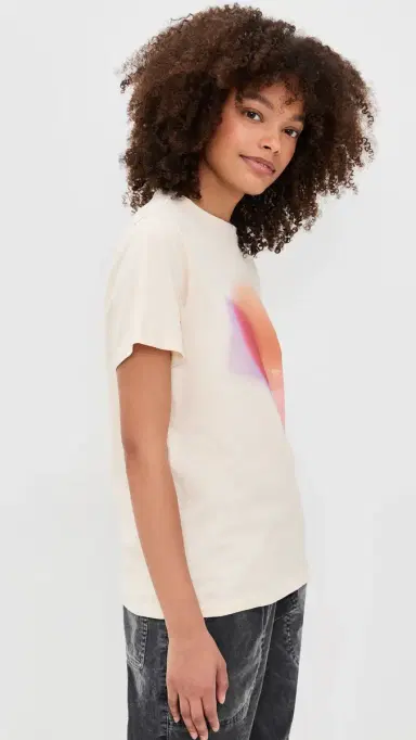 Isabel Marant Étoile Zewel Gradient Tee Ecru | Thumbnail 4 Isabel Marant Étoile Zewel Gradient Tee Ecru | Thumbnail 4