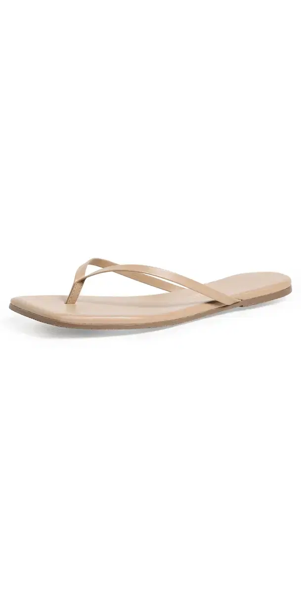 TKEES Square Toe Lily Flip Flops Cocobutter