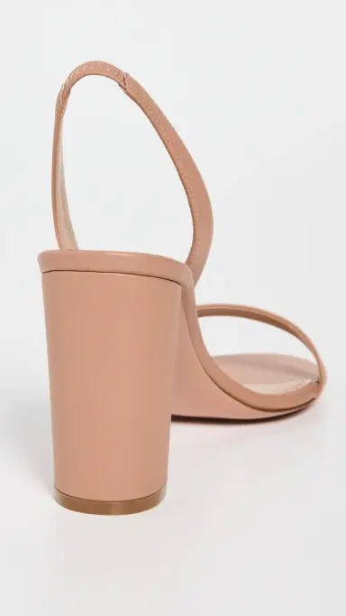 Aquazzura So Nude Block Sandals 85 Powder Pink 42 | Thumbnail 4