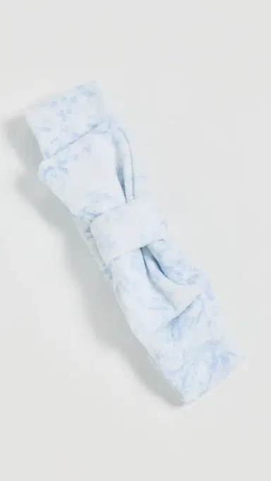 LoveShackFancy Headband with Bow Nantucket Blue One Size | Thumbnail 3