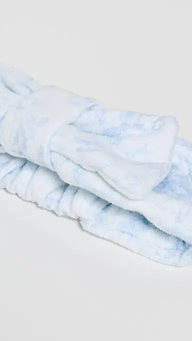 LoveShackFancy Headband with Bow Nantucket Blue One Size | Thumbnail 4