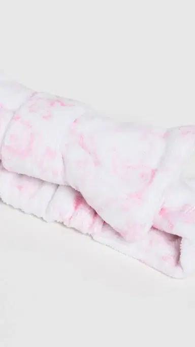 LoveShackFancy Headband with Bow Cupids Pink One Size | Thumbnail 4