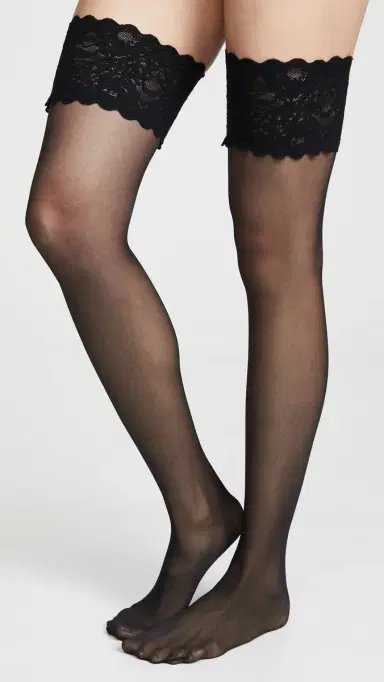 Wolford Satin Touch 20 Stay-Up Black | Thumbnail 2
