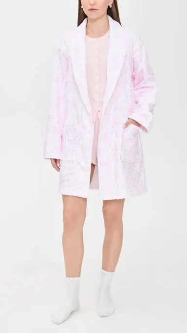 LoveShackFancy Indie Bathrobe Chantilly M/L | Thumbnail 5