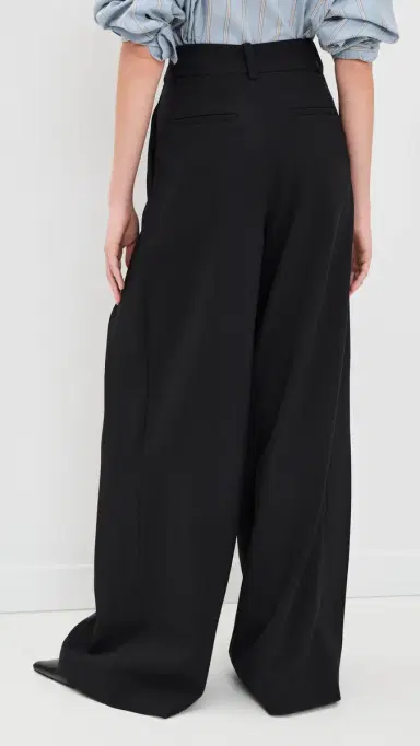 Favorite Daughter Pleats For Days Pants Black 8 | Thumbnail 3 Favorite Daughter Pleats For Days Pants Black 8 | Thumbnail 3