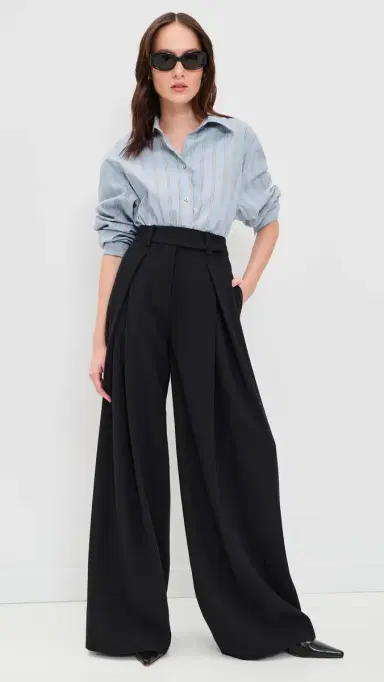 Favorite Daughter Pleats For Days Pants Black 8 | Thumbnail 5 Favorite Daughter Pleats For Days Pants Black 8 | Thumbnail 5