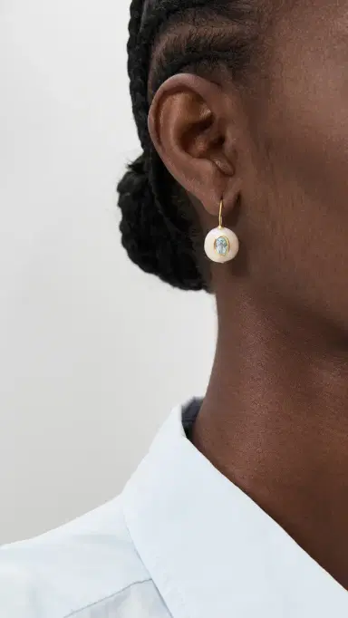 Lizzie Fortunato Pearl Pablo Earrings | Thumbnail 3
