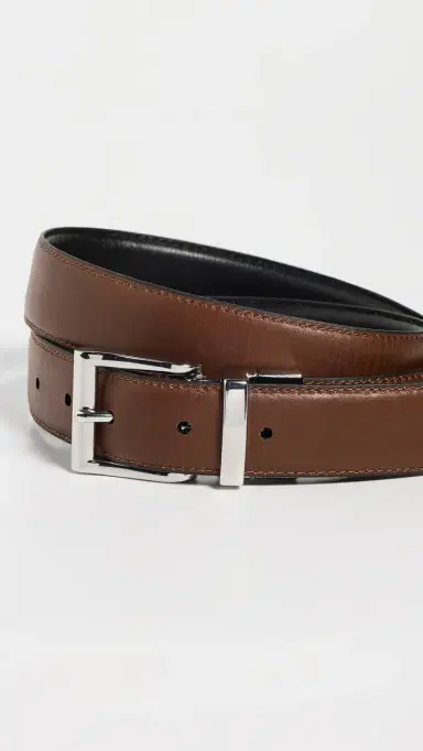 Polo Ralph Lauren Reversible Saddle Leather Belt Black/Brown 38 | Thumbnail 4