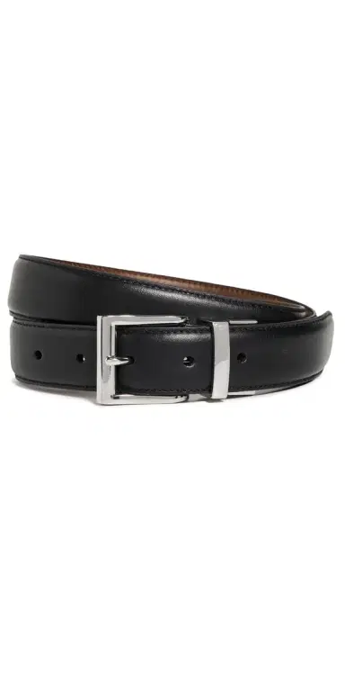 Polo Ralph Lauren Reversible Saddle Leather Belt Black/Brown 38 | Thumbnail 1