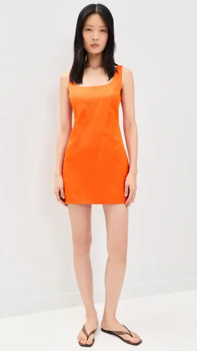 A.L.C. A. L.C. Faye Dress Persimmon 8 | Thumbnail 5 A.L.C. A. L.C. Faye Dress Persimmon 8 | Thumbnail 5