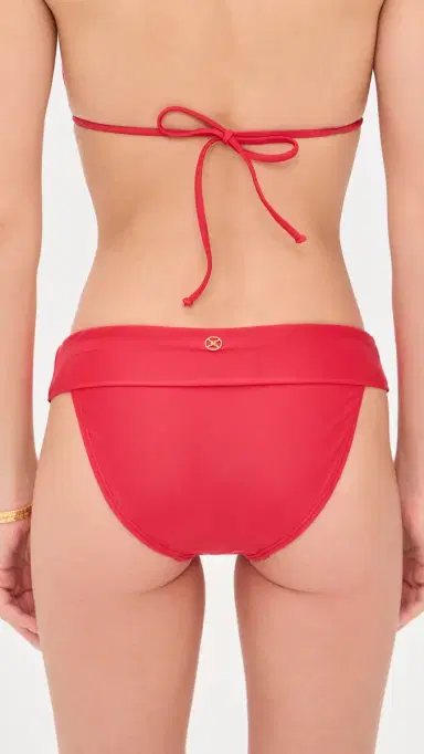 ViX Paula Hermanny Bia Tube Bikini Bottoms Red | Thumbnail 3