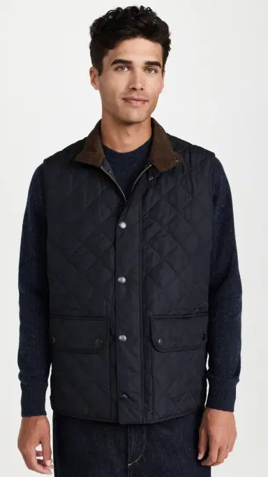 Barbour Lowerdale Quilted Vest Navy | Thumbnail 2 Barbour Lowerdale Quilted Vest Navy | Thumbnail 2