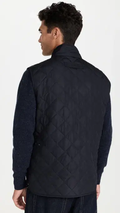 Barbour Lowerdale Quilted Vest Navy | Thumbnail 3 Barbour Lowerdale Quilted Vest Navy | Thumbnail 3